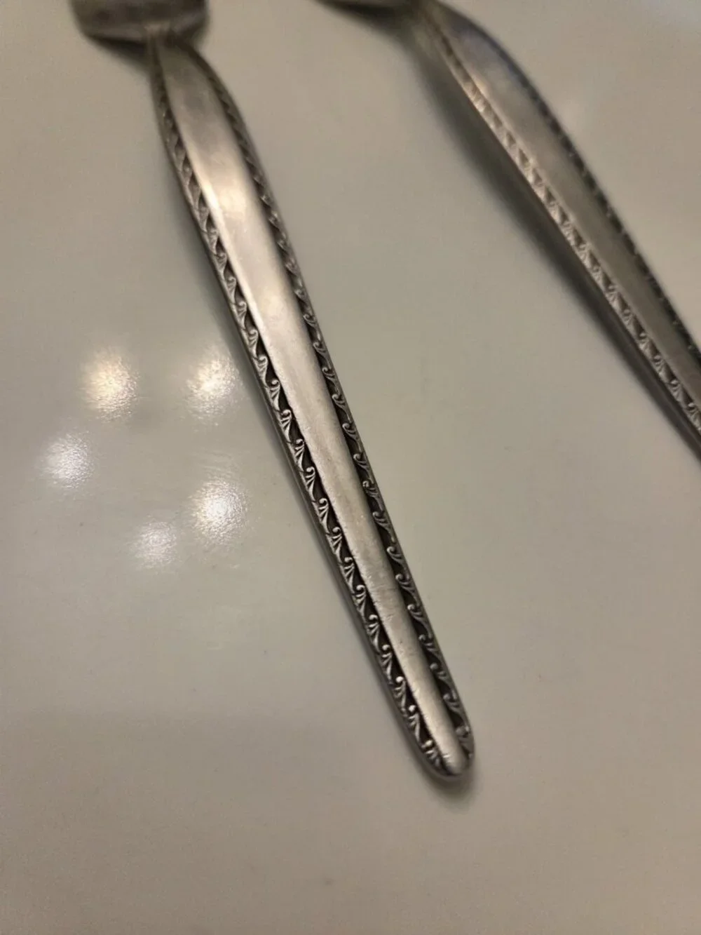 Vintage National Granada Dinner Forks (2) Stainless Steel Japan Set